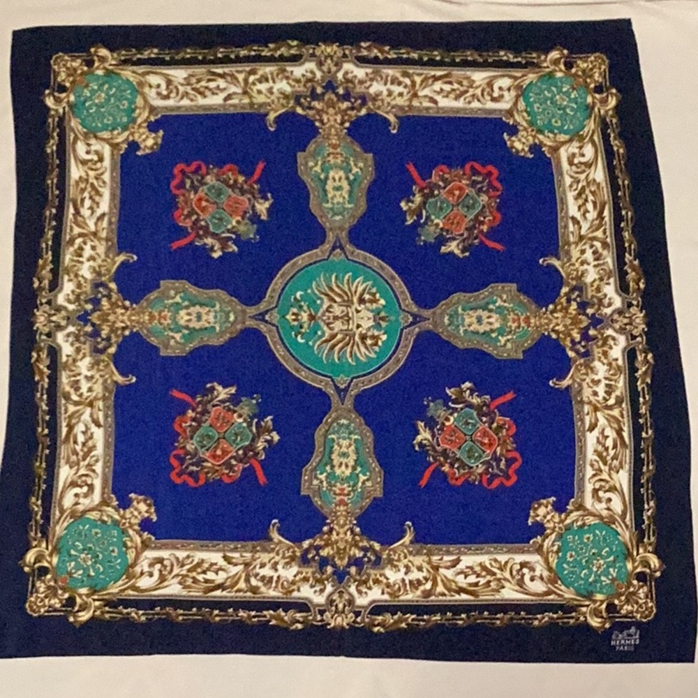 Vintage Hermes Silk Scarf